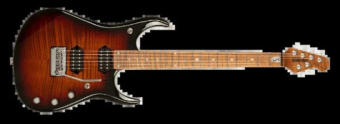 Music Man by Ernie Ball JP15 Vintage Electric Guitar Tiger Eye Flamed Top