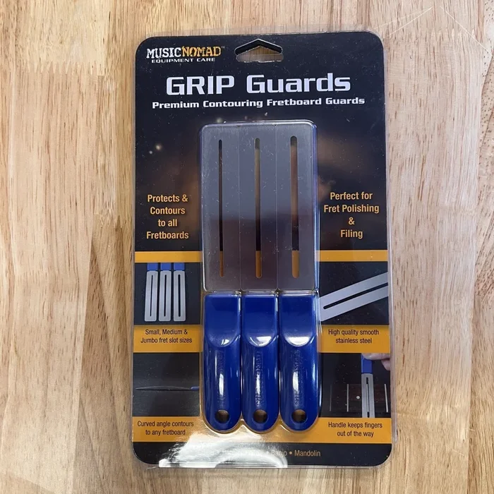 Music Nomad GRIP Guards – 3 Pro Fretboard Guards for Small, Medium, Jumbo Fret Sizes 3 Pak