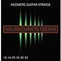 Musician’s Gear Acoustic 12 80/20 Bronze Acoustic Guitar Strings Standard