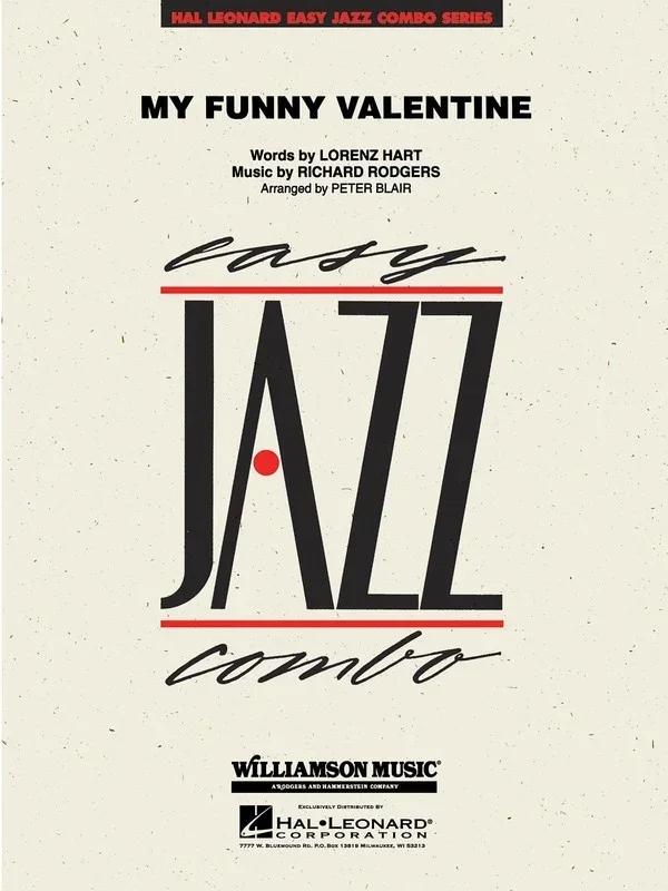 My Funny Valentine Easy Jazz Combo2 (Music Score/Parts)