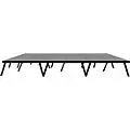 MyStage Portable Stage 6 Stage Decks – 8′ x 12′ Black