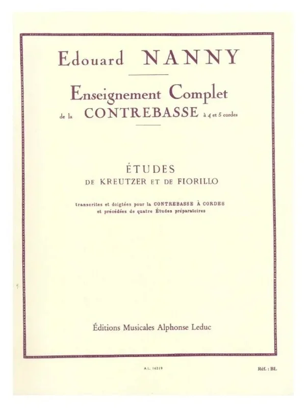 Nanny: Etudes de Kreutzer et de Fiorillo