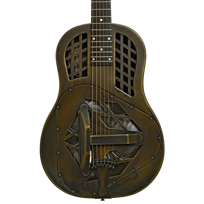 National NRP Tricone Antique Brass Resonator Guitar (2016)