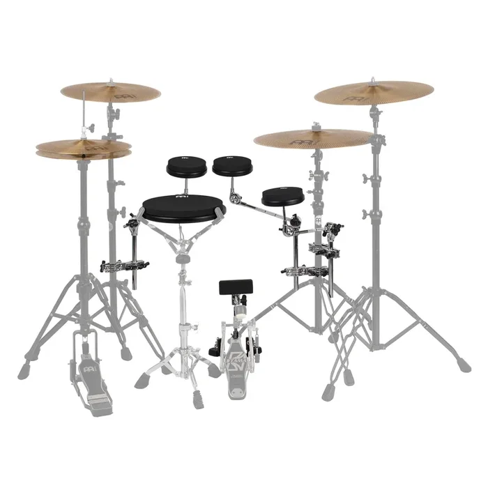 ~NEW~ Meinl MPPK5 Marshmallow Practice Pad 4-Piece Kit w/ 18 ” Crash & Clamps