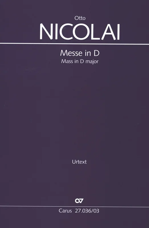 Nicolai: Mass in D Major