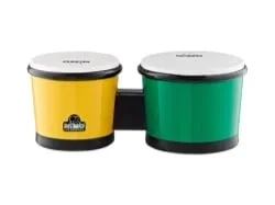 NINO19GY ABS Plastic Bongos – Green/Yellow