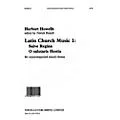 Novello Salve Regina/O Salutaris Hostia SATB Composed by Herbert Howells Standard