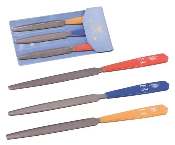 Nut Files (Set Of 3) 6 Profiles Gtr