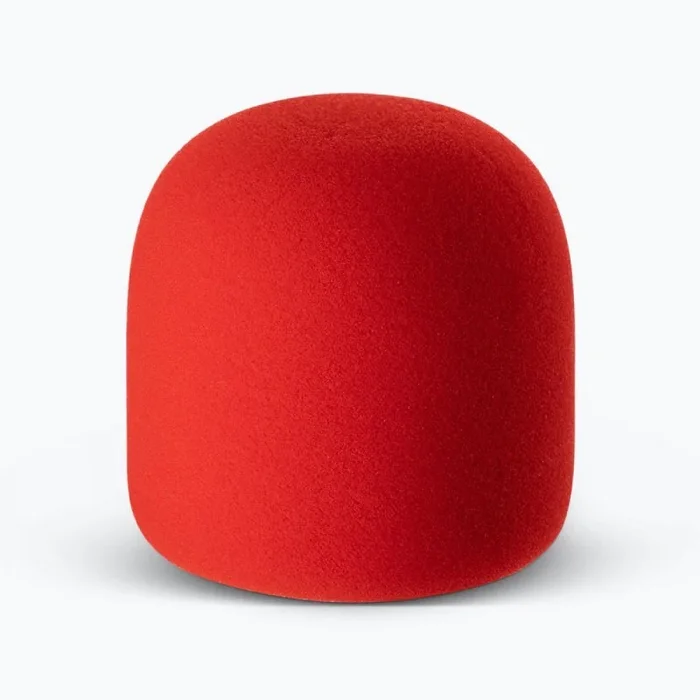 On-Stage Foam Windscreen, Red