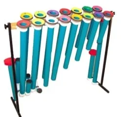 Orff Scale Two Octave Joia Tubes: C-C, F#, Bb, with Mallets
