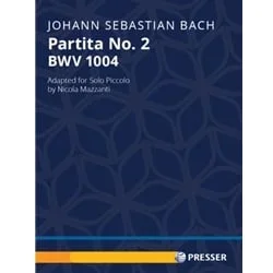 Partita No. 2, BWV 1004 – Piccolo Unaccompanied