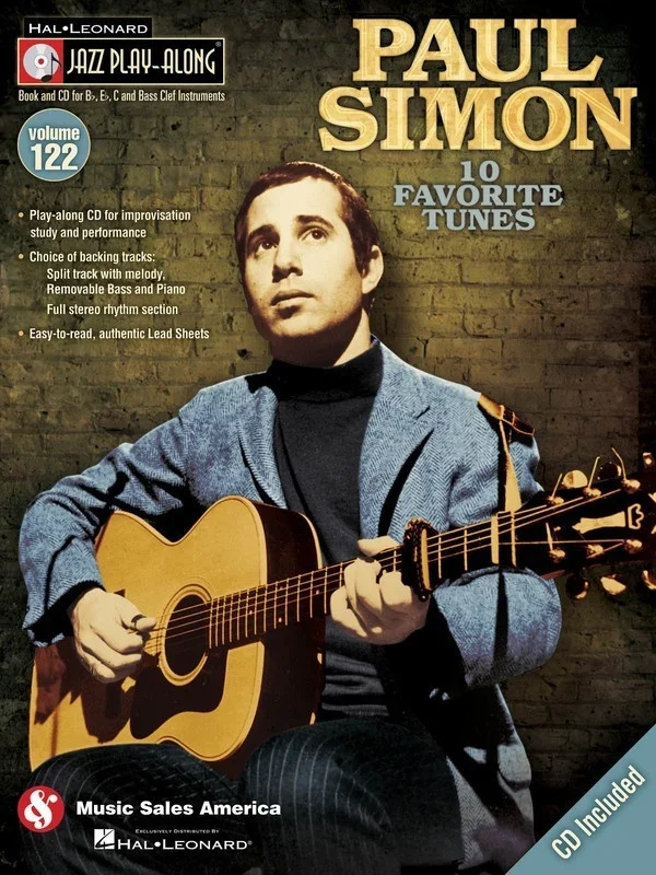 Paul Simon Jazz Play Along Book/CD V122