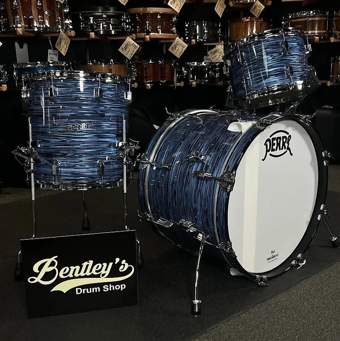 Pearl PSD903XP/C767 President Series Deluxe 12/14/20 ” Drum Set Kit in #767 Ocean Ripple