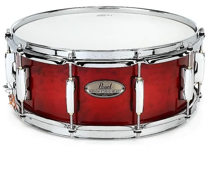 Pearl STS1465S/C315 Session Studio Select 6.5×14 ” Snare Drum in Antique Crimson Burst *IN STOCK*