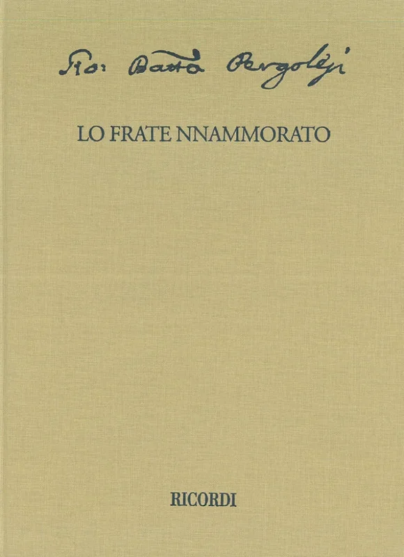 Pergolesi: Lo frate ‘nnammorato