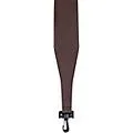 Perri’s 2.5″ Leather Banjo Strap Brown