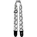 Perri’s 2″ Faux Snake Guitar Strap White and Black 2 in.