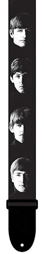 Perris 2″ Polyester “Band Faces” Beatles Licensed Guitar Strap