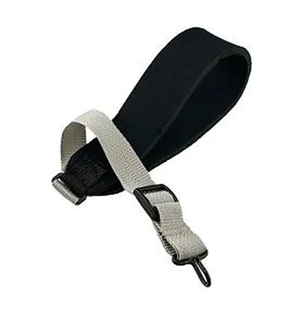 Perris Neoprene Padded Saxophone Strap in Light Grey
