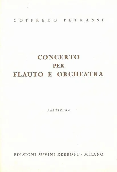 Petrassi: Flute Concerto