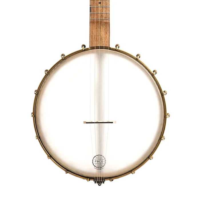 Pisgah Possum 12″ Openback Banjo & Gigbag – Walnut, Short Scale