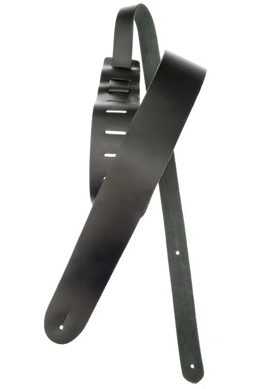 Planet Waves Classic Leather Guitar Strap, Black, Extra-Long