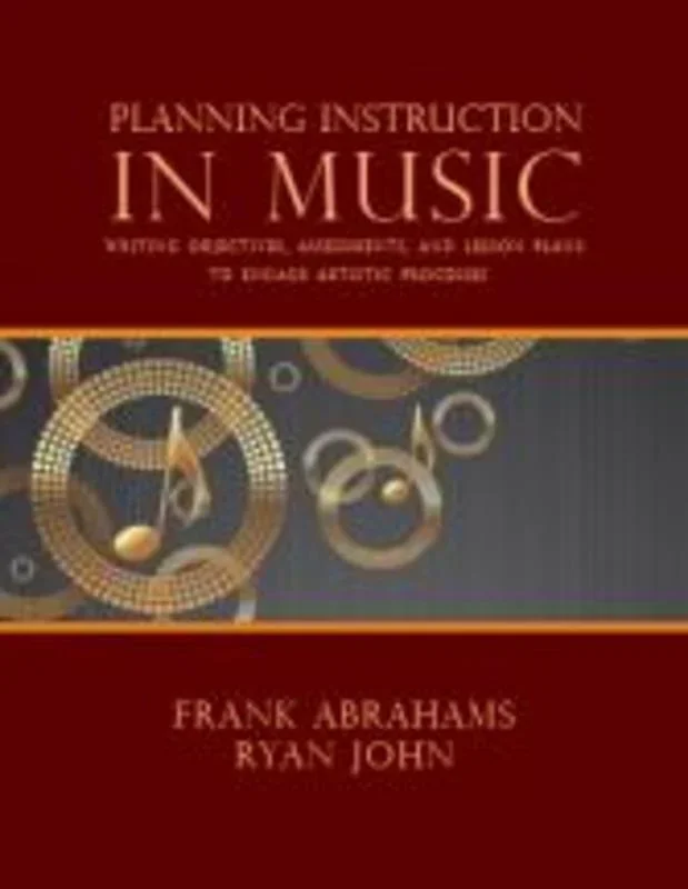 Planning Instruction In Music (Spiral Bound Book) Book