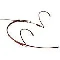 Point Source Audio CONFIDENCE OMNIDIRECTIONAL Dual Element Headset Microphone for Shure Brown