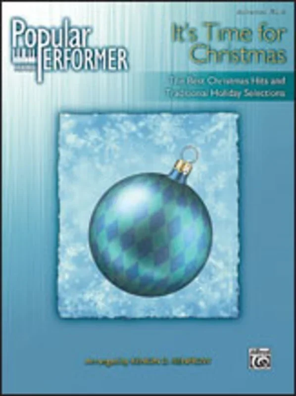 Popular Performer Its Time For Christmas Adv Book
