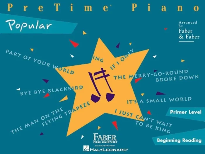 Pre Time Piano Popular Primer Level Book