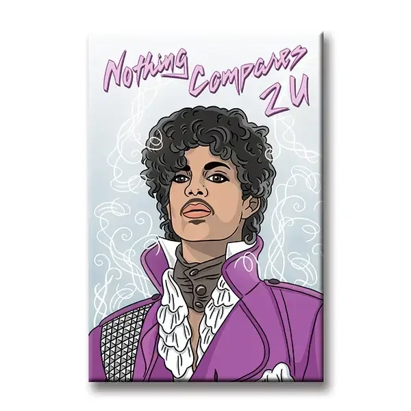 Prince Purple Reign Nothing Compares 2 U Purple Reign magnet