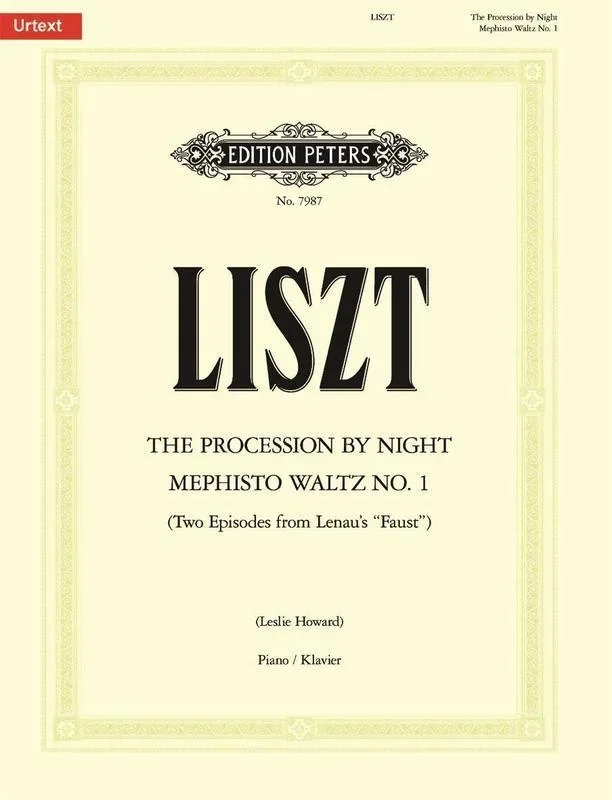 Procession By Night / Mephisto Waltz No 1 Urtext (Softcover Book)
