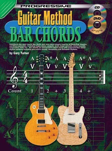 Progressive Guitar Method Bar Chords Book/CD/DVD Book