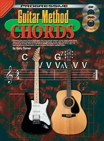 Progressive Guitar Method Chords Book/CD/DVD Book