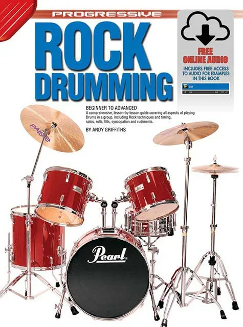 Progressive Rock Drumming Book/Online Video And Audio Book