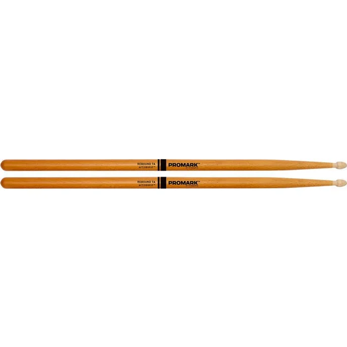 Promark Rebound 7A Activegrip Clear Wood Tip Drumsticks