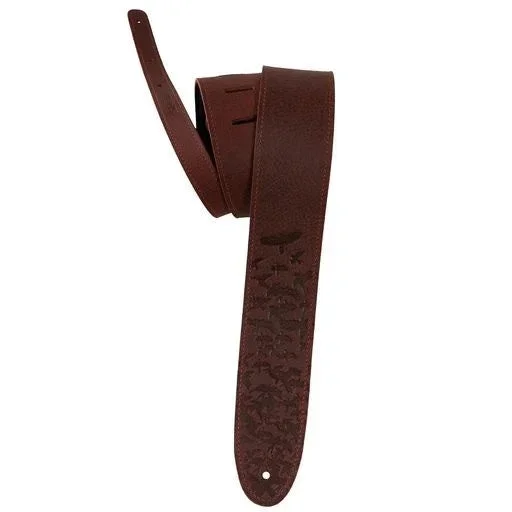 PRS 2.5” Leather Bird Swarm Strap – Tan