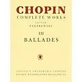 PWM Ballades (Chopin Complete Works Vol. III) PWM Series Softcover Standard