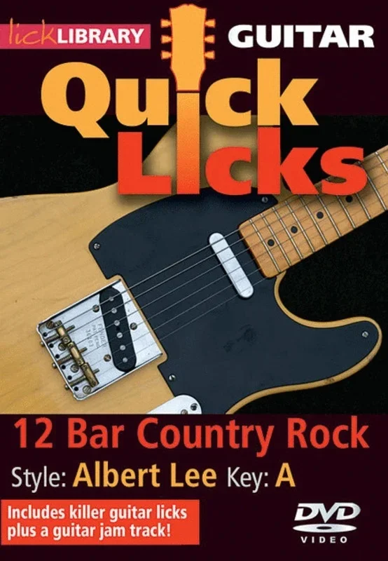 Quick Licks 12 Bar Country Rock DVD