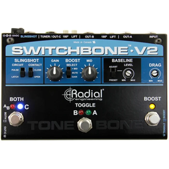 Radial SWITCHBONE V2 – ABY/C Amp Selector and Booster