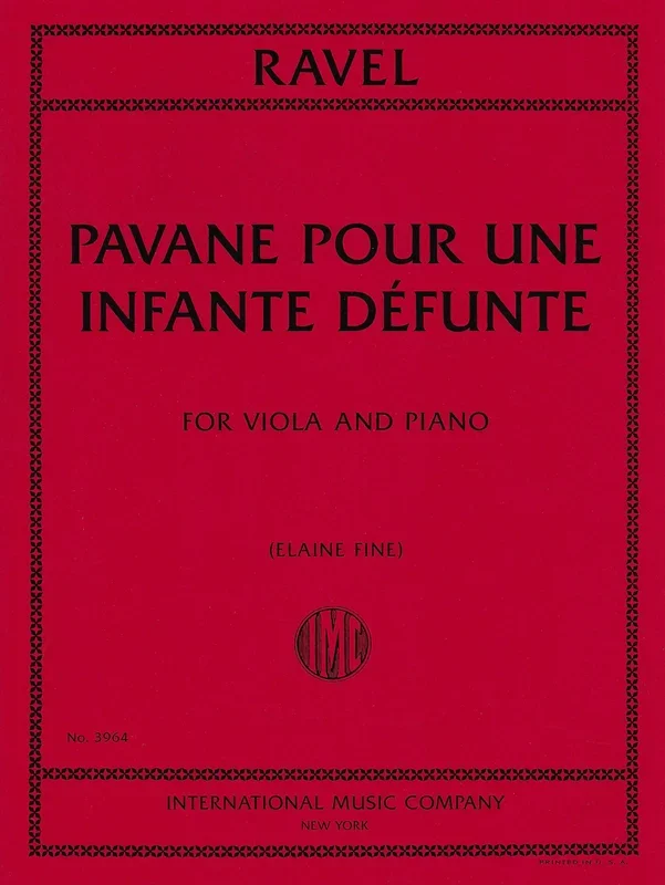 Ravel: Pavane pour une infante défunte (arr. for viola & piano)