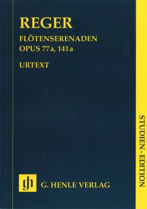 Reger: Serenades Op 77a & Op 141a Study Score