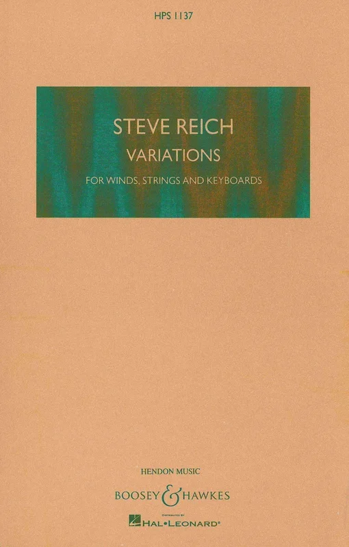 Reich: Variations for Winds, Strings, and Keyboard