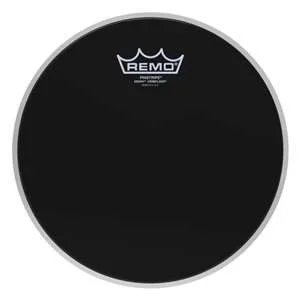 Remo 10″ Pinstripe Ebony – Marching with Crimplock