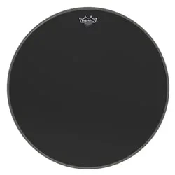 Remo 22″ Ambassador Ebony Bass Drumhead