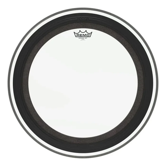 REMO Clear Emperor SMT Clear Bass Drum Head, 20″
