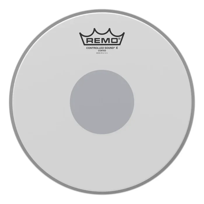 Remo Controlled Sound X Coated Black Dot Snare Drumhead – Bottom Black Dot 10″