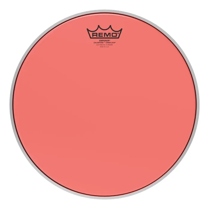 Remo Emperor Colortone Crimplock Red Tenor Drumhead 13″