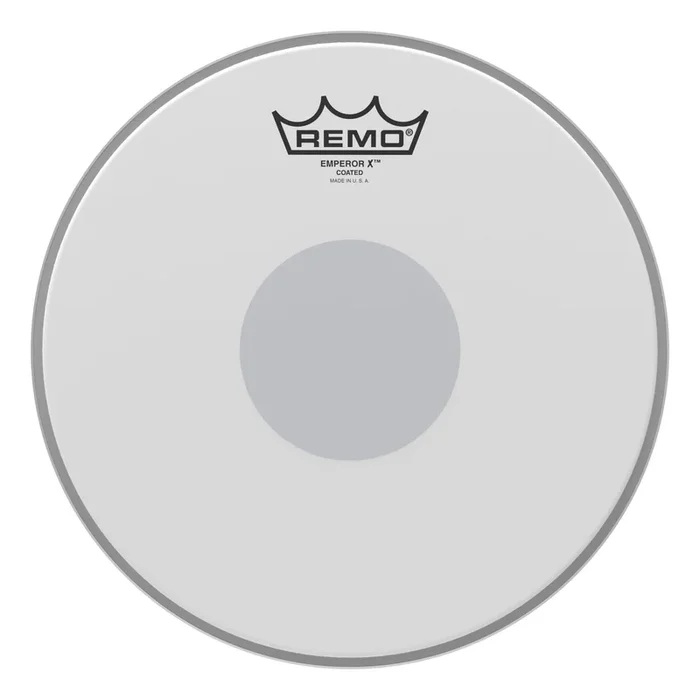 Remo Emperor X Coated Snare Drumhead – Bottom Black Dot 10″