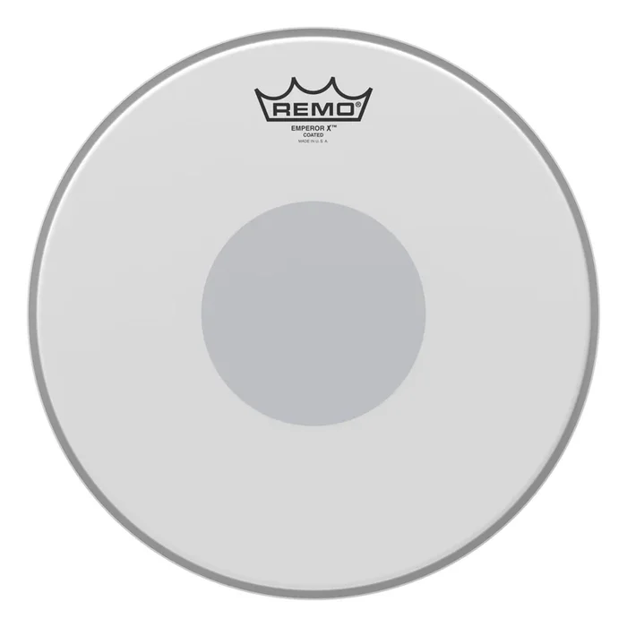Remo Emperor X Coated Snare Drumhead – Bottom Black Dot 12″